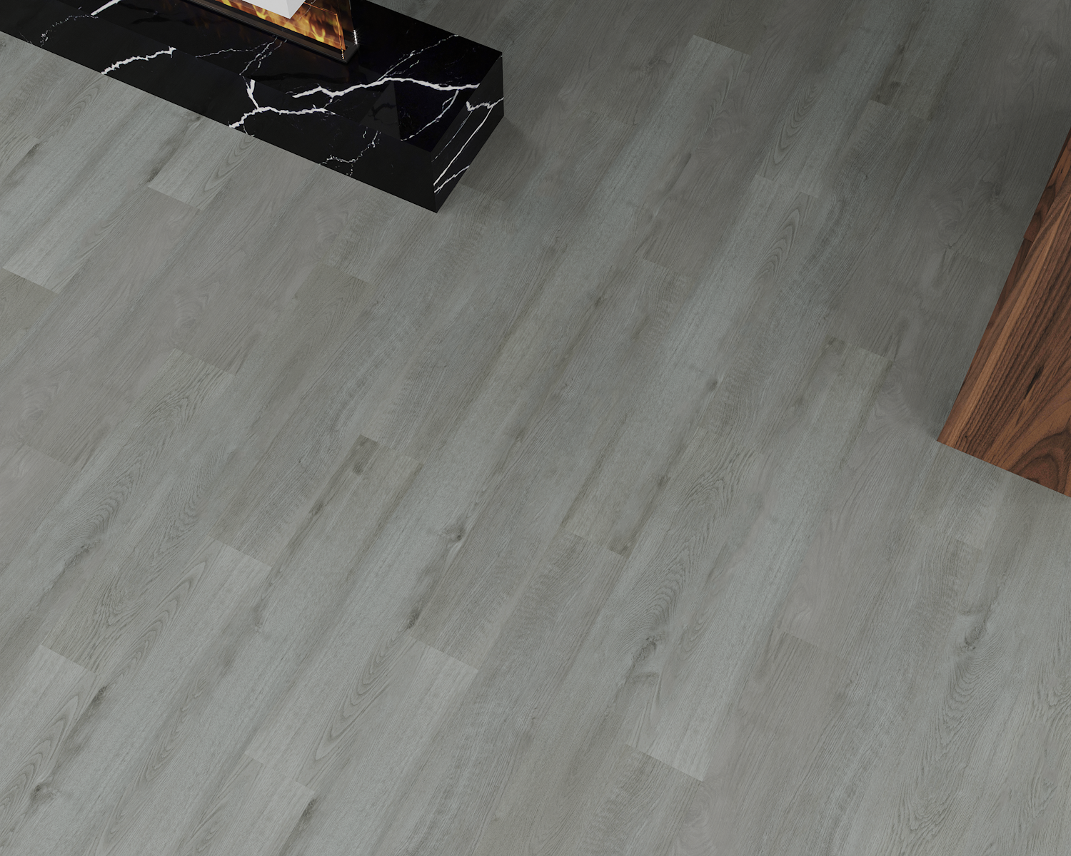 Кварцвиниловый SPC ламинат Art East Artek Дуб Дальневосточный 25-ART 1200×182×4,5 фото в интерьере